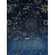 Kalendár 2027 - Moon kuchynská utierka Kalendár 2027 - Moon kuchynská utierka