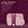 Wild Cherry & Vanilla - sada starostlivosti o telo v taštičke, 5 ks
