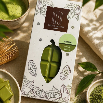 Tabuľková čokoláda Matcha s lyofizovaným ovocím 70gr
