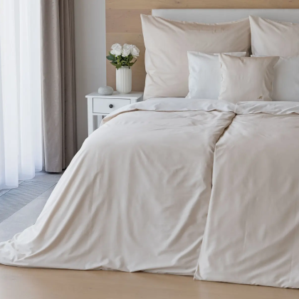 Obliečky z Mako saténu PREMIUM Cream Obliečky z Mako saténu PREMIUM Cream