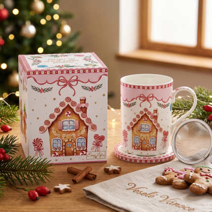 Porcelánový hrnček so sitkom Sweet Christmas 350 ml
