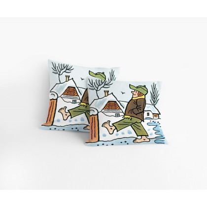 Dekoračná obliečka na vankúš Josef Lada  - Ten náš Pavol