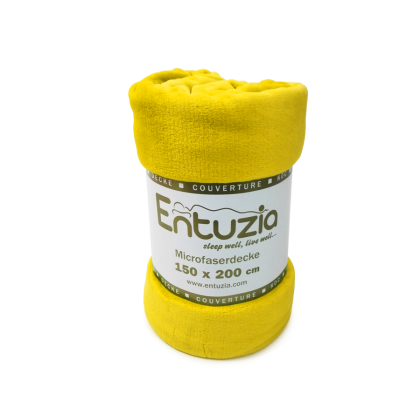 Deka Entuzia - mikroflanel- žltá Deka Entuzia - mikroflanel- žltá