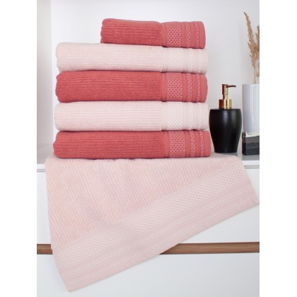 MITA - uteráky, osušky - svetloružová