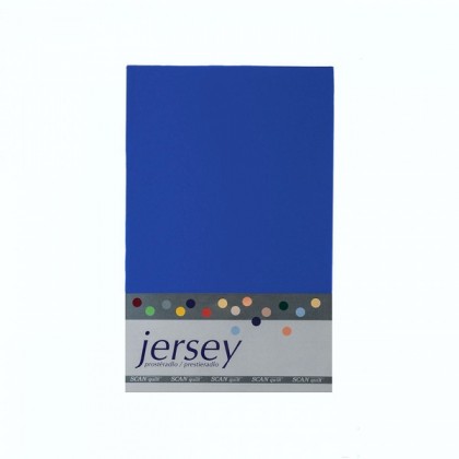 Jersey prestieradlo Scan Quilt modrá