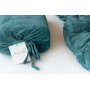 Posteľné návliečky Bavlnený mikroplyš - zelenomodré