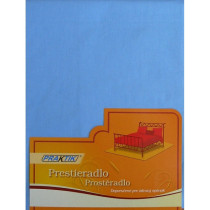 Bavlnené klasické prestieradlo modré s gumičkou