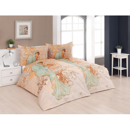 Posteľné návliečky digitál Alfons Mucha Winter