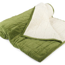 Teplá deka SLEEP WELL ovečka prešívaná kiwi Teplá deka SLEEP WELL ovečka prešívaná kiwi