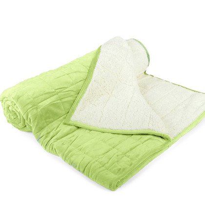 Teplá deka SLEEP WELL ovečka prešívaná pistáciová Teplá deka SLEEP WELL ovečka prešívaná pistáciová