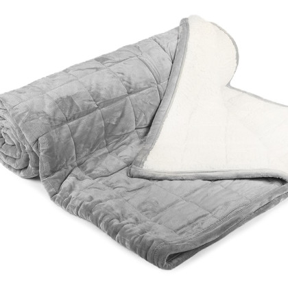 Teplá deka SLEEP WELL ovečka prešívaná svetlo sivá Teplá deka SLEEP WELL ovečka prešívaná svetlo sivá