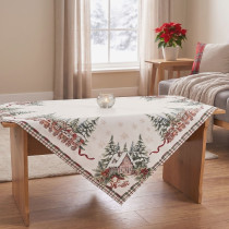 Vianočný gobelínový chenille 004V vláčik