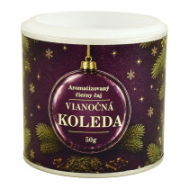 Vianočná koleda darčeková dóza - čierny čaj