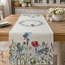 Gobelínová šerpa - behúň 1229 kvietky