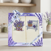 Kuchynské utierky 2ks v darčekovom balení levanduľa 164