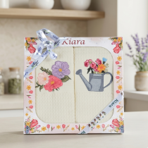 Kuchynské utierky 2ks v darčekovom balení krhlička 163