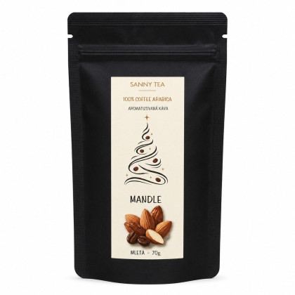 Káva mletá ochutená Mandle 70gr Káva mletá ochutená Mandle 70gr