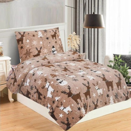 Posteľné obliečky mikroplyš SEVERSKÁ ROZPRÁVKA