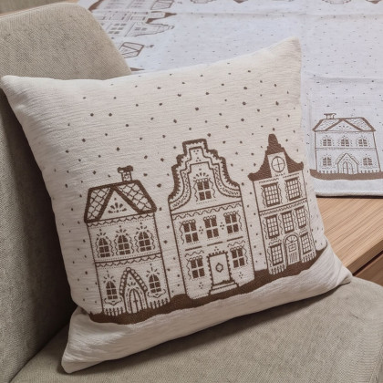 Vianočná žinilková obliečka Chenille 4118
