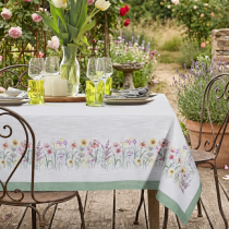 Obrus 140x180 cm SUMMER 09 s tlačeným motívom rozkvitnutých kvetov