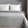 Zamatový glamour prehoz - paplón 200x220 cm RIA 6 svetlosivý