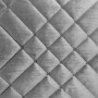 Zamatový glamour prehoz - paplón 200x220 cm RIA 6 svetlosivý