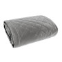 Zamatový glamour prehoz - paplón 200x220 cm RIA 6 svetlosivý