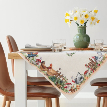 Jarný veľkonočný obrus 100x100 cm 1287