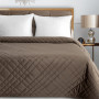 Zamatový glamour prehoz - paplón 170x210 cm RIA 6 hnedý