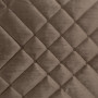 Zamatový glamour prehoz - paplón 170x210 cm RIA 6 hnedý