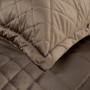 Zamatový glamour prehoz - paplón 170x210 cm RIA 6 hnedý