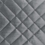Zamatový glamour prehoz - paplón 200x220 cm RIA 6 tmavosivý
