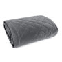 Zamatový glamour prehoz - paplón 200x220 cm RIA 6 tmavosivý