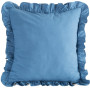 Obliečka na vankúš 45x45 cm Falbanka modrý