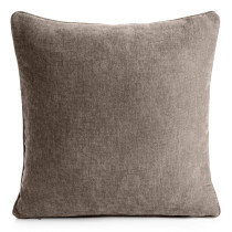 Jemná obliečka na vankúš NILO 45x45 cm - hnedá žinilka
