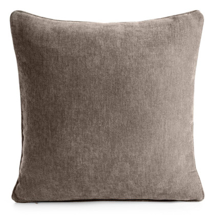 Jemná obliečka na vankúš NILO 45x45 cm - hnedá žinilka