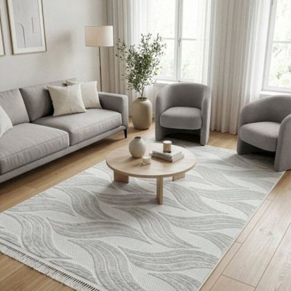 Elegantný koberec Le mans5 80x150 cm sivý Elegantný koberec Le mans5 80x150 cm sivý