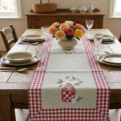 Vyšívaná šerpa - behúň 5363 - 40x85 cm