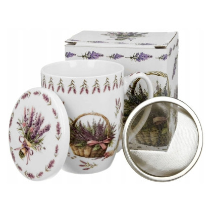Bylinkový hrnček Levanduľa 0,35 l porcelán Bylinkový hrnček Levanduľa 0,35 l porcelán