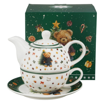Porcelánový set hrnček a čajník Teddy 0,35l Porcelánový set hrnček a čajník Teddy 0,35l