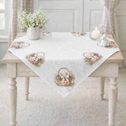 Jemný veľkonočný obrus 6153