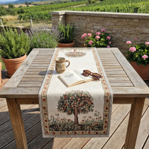 Tkaný behúň - stredový obrus CHENILLE 6339