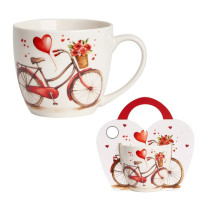 Hrnček Bike 0,46l porcelán Hrnček Bike 0,46l porcelán