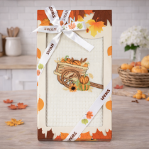 Kuchynská utierka v darčekovom balení 61 jesenné tekvice