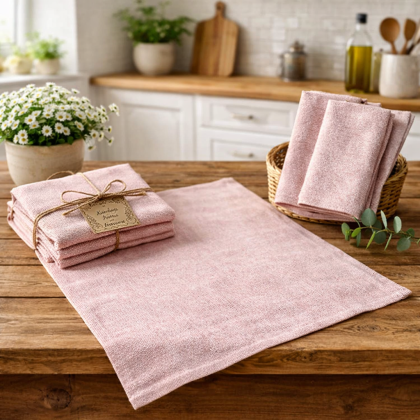 Bavlnená kuchynská utierka ARM 9086 staroružová