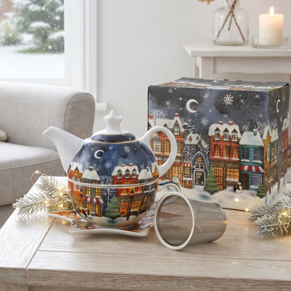 VIanočný porcelánový set Christmas City 0,35l VIanočný porcelánový set Christmas City 0,35l