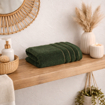 Bavlnený uteráčik 30x50cm NADINE olivová / tmavozelená