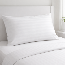 Dekoračná obliečka na vankúš White Stripe biela prúžok 1cm šírka Dekoračná obliečka na vankúš White Stripe biela prúžok 1cm šírka