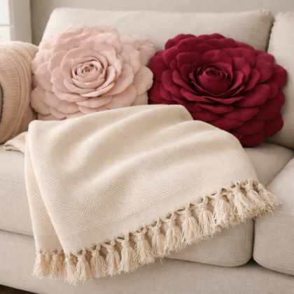 Jemný tkaný prehoz na pohovku aj posteľ TRENDY KOLTUK Natura 170x230 cm