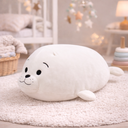 Plyšák Tuleň biely  45 cm